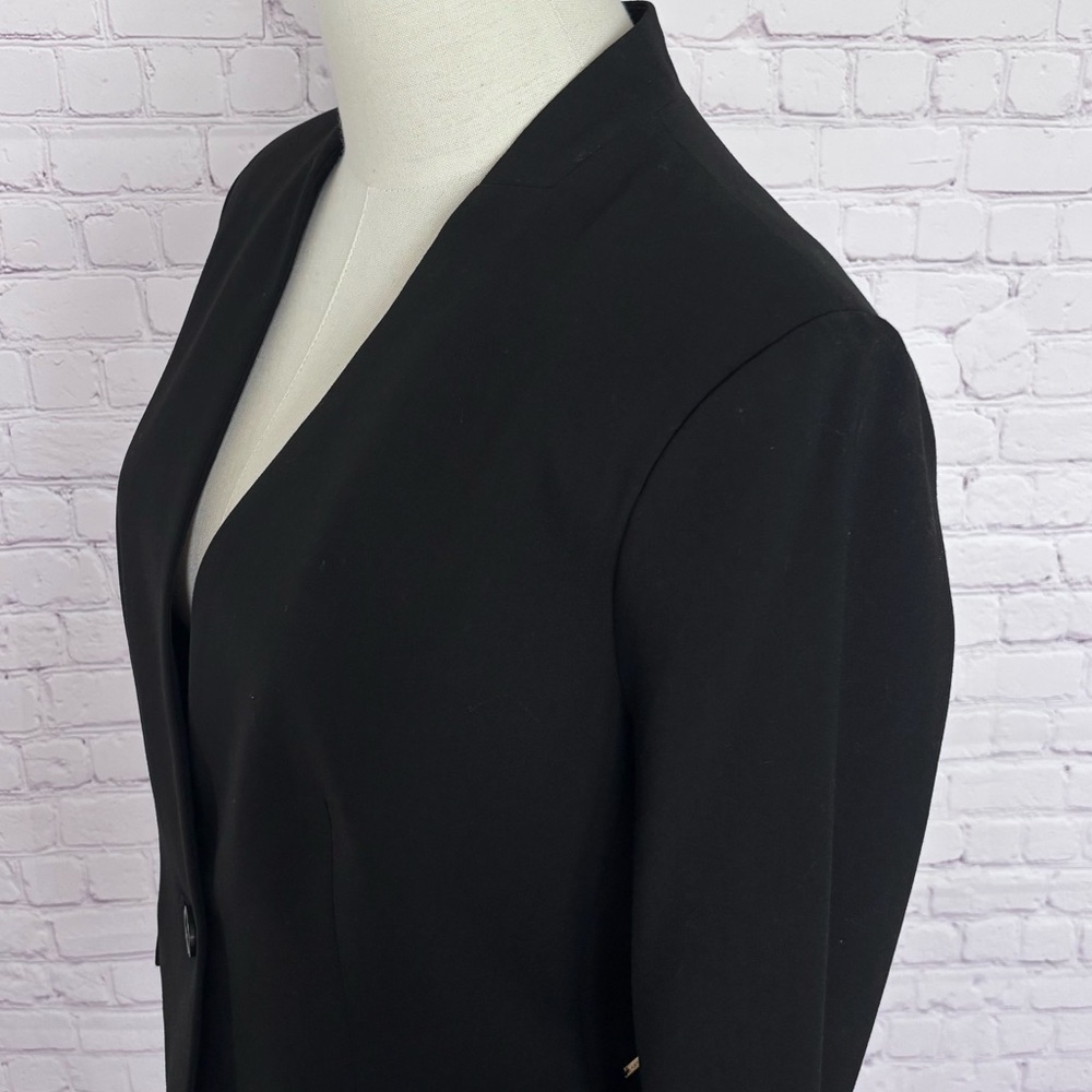 DKNY Essentials Fitted Single Button Black Blazer… - image 8